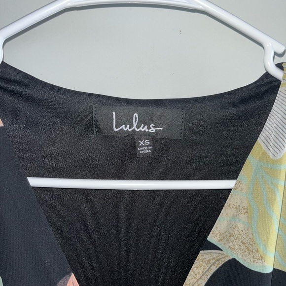 LAST CHANCE LULU’s Wondrous Water Lilies Floral Maxi Dress XS - Picture 5 of 7